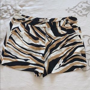 Loft animal print shorts